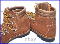 Vtg Italian made STELLINA All Leather Norwegian Welt Mountain Boots Men's US 13 Vtg Italian made STELLINA All Leather Norwegian Welt Mountain Boots Men's US 13