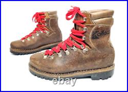 Vtg KOFLACH All-Leather Norwegian Welted Mountain Boots Men's US 9/9.5 READ
