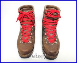 Vtg KOFLACH All-Leather Norwegian Welted Mountain Boots Men's US 9/9.5 READ