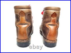 Vtg KOFLACH All-Leather Norwegian Welted Mountain Boots Men's US 9/9.5 READ