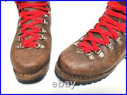 Vtg KOFLACH All-Leather Norwegian Welted Mountain Boots Men's US 9/9.5 READ