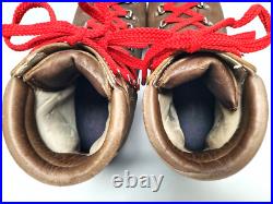 Vtg KOFLACH All-Leather Norwegian Welted Mountain Boots Men's US 9/9.5 READ