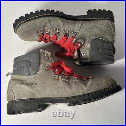 Vtg Made-in USA DUNHAM All-Leather Welt Mountain Boots Men's US 12 D