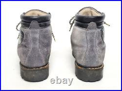 Vtg Swiss HENKE All-Leather Norwegian Welted Mountain Hiking Boots Men US 11.5 B