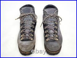 Vtg Swiss HENKE All-Leather Norwegian Welted Mountain Hiking Boots Men US 11.5 B