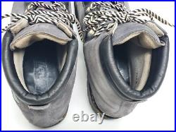 Vtg Swiss HENKE All-Leather Norwegian Welted Mountain Hiking Boots Men US 11.5 B