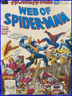 WEB OF SPIDER-MAN #5 CGC 9.2 ANNUAL FANTASTIC FOUR Marvel Comics