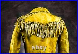War Shirt Native American/ Mountain Man Buckskin fringe Leather For Men