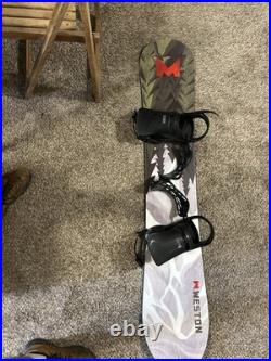 Weston Backwoods Men's Snowboard With Cartel Bindings. 163