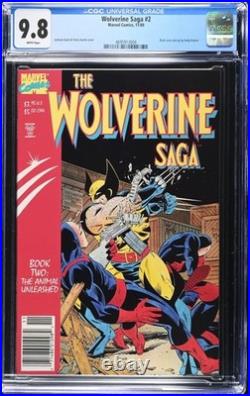 Wolverine Saga #2 Newsstand Cgc 9.8 Jackson Guice Terry Austin Cover