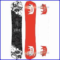 YES Greats Uninc Men's Snowboard Freestyle all Mountain Asymmetric Twin 2022 New