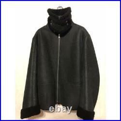 Yeezy season 3 All Mouton oversized leather jacket L MINT