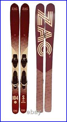 ZAG SLAP 104 Skis +Salomon Warden Bindings 170cm 2021/22 Tuned & Waxed
